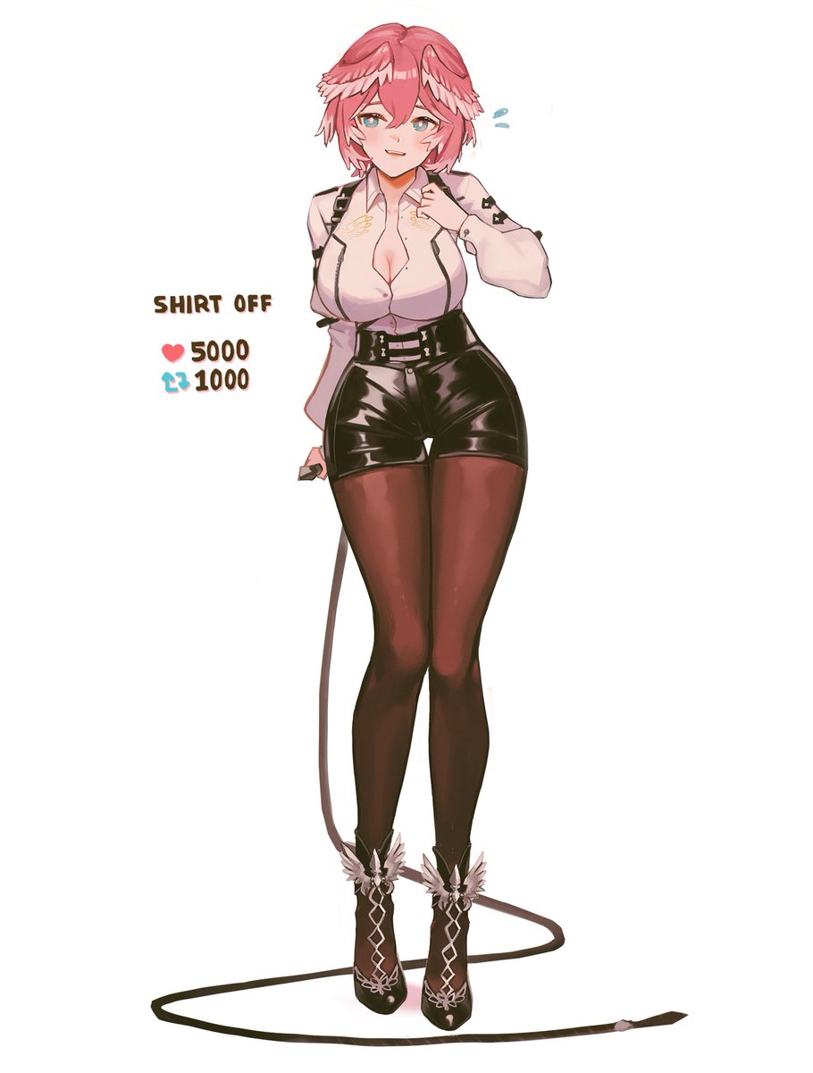 renrensfw's tweet photo. So many of you came to play this game, thank you! Next, shirt off please! #Luillust https://t.co/sraDmdt141