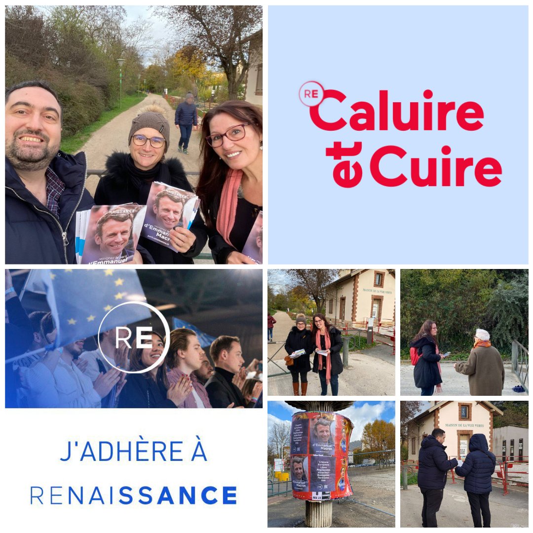 #SurLeTerrain ce dimanche à #Caluire !
➡️#Renaissance est en Marche 🚀
👉Engagez-vous, rejoignez-nous : parti-renaissance.fr