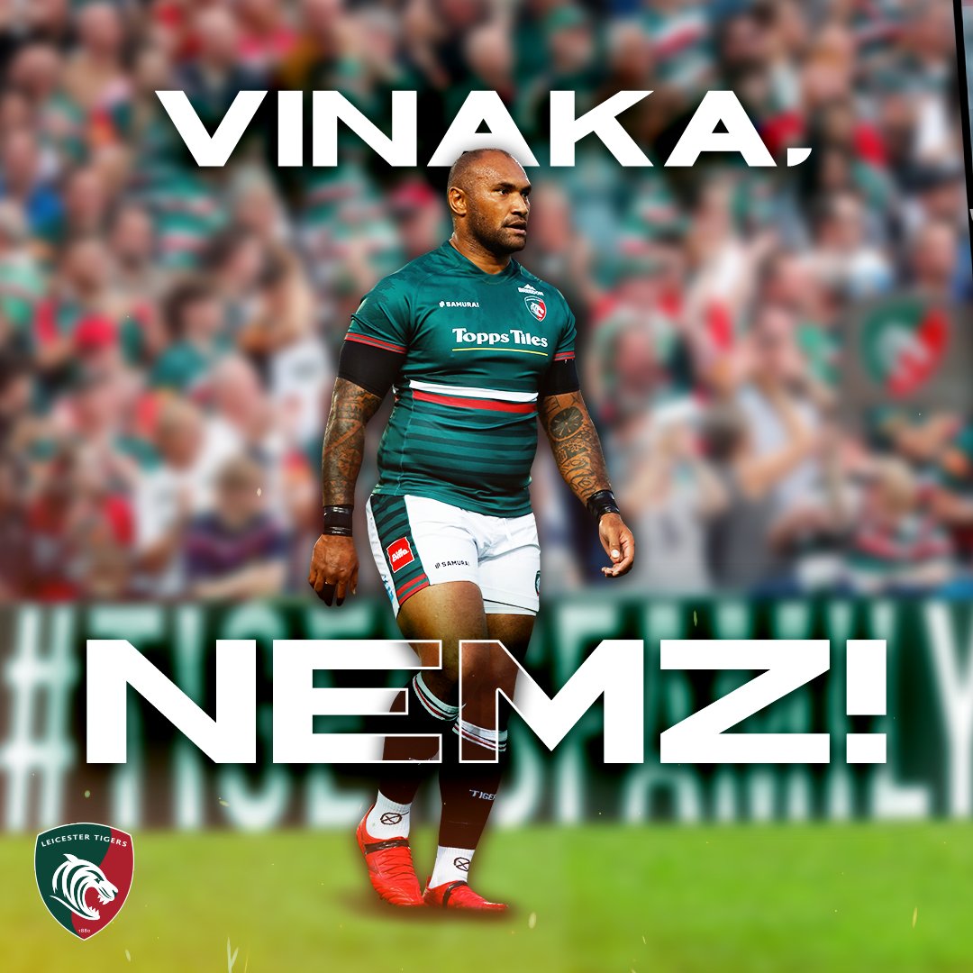 LeicesterTigers's tweet photo. See what @Nemani_Nadolo had to say when he spoke to ππ§π§π© on the Mattioli Woods Welford Road pitch following his final appearance for Leicester Tigers.
#LEIvLIR π #COYT π―
