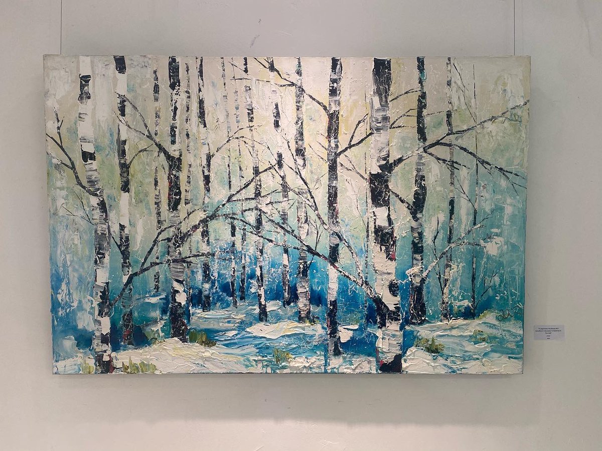 TresaMGibson's tweet photo. To Appreciate The Beauty Of A Snowflake It Is Necessary To Stand In The Cold
40 x 60
#sexyarsejob
#treepainting
#artistsoninstagram
#artcollector
#landscapeart
#tresagibsonart
#standinthecold https://t.co/JRian60Dzv