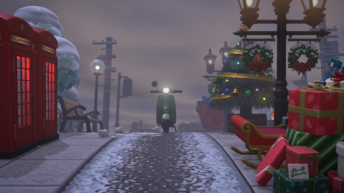 crossing_breezy's tweet photo. Downtown🎄🎁🚗

#acnh #animalcrossing #animalcrossingnewhorizons #acnhdesigns #acnhisland #acnhidea #acnhinspo #acnhinpsiration #acnhcity #acnhcitycore #acnhchristmas #acnhwinter https://t.co/jJdy4MKYv7