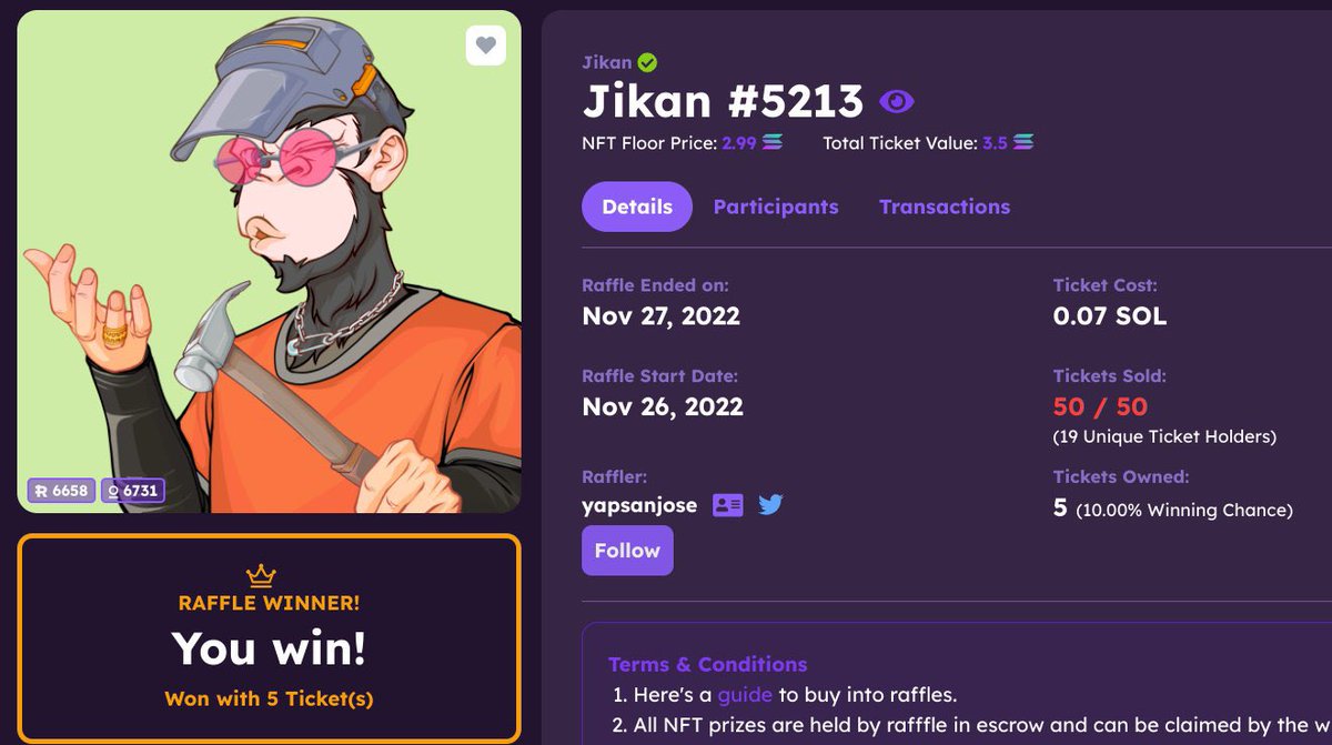 ljnft_'s tweet photo. Just won this this @jikanstudios LFG!! 💯 #JikanEmpire #JikanToInfinity ♾️ https://t.co/jT4RQvKW9p