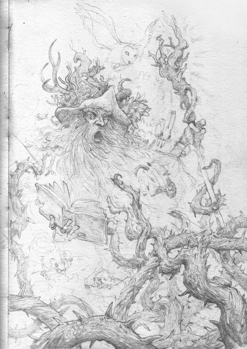 I used to draw classic fantasy stuff, what happened 