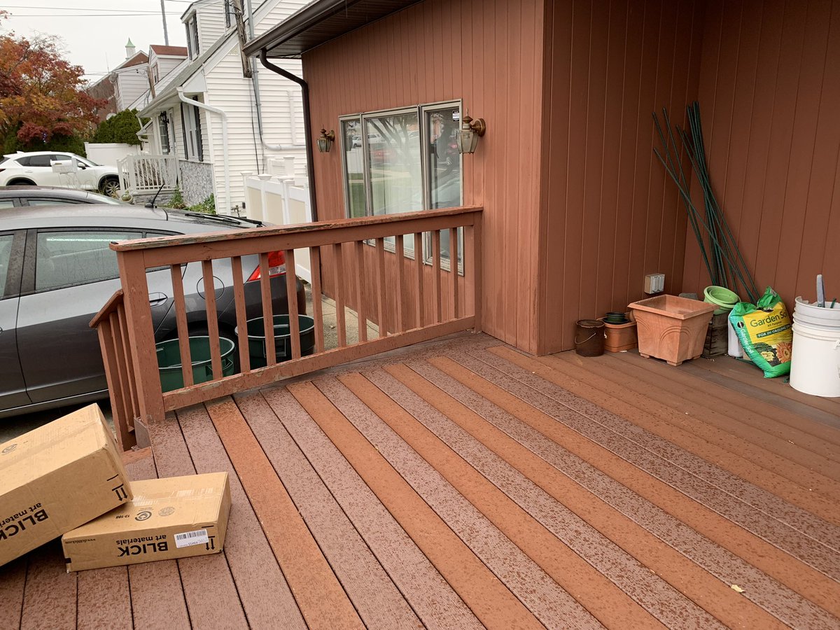 natk's tweet image. Hey @FedEx would it have killed you of when delivering boxes of paper goods in the rain if you could have walked 3 or 4 extra steps and placed them under an overhanging porch???  #NotTheFirstTime