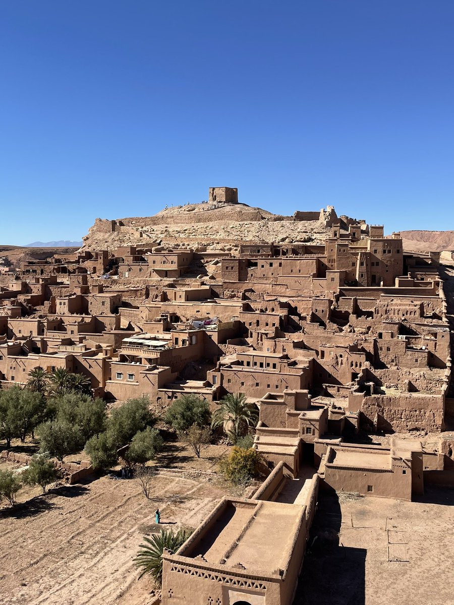HaloArts1's tweet photo. Today was so cool! π₯Ή I got to spent some time at Atlas Films studios,Morocco, where so many famous movies were recorded! Also went to kasbah AΓ―t Benhaddou! Thatβs the city where Game of Thrones was recorded π₯Ήβ€οΈ #feelingbless #traveling #Morocco #vacation https://t.co/P85vdfBzM0