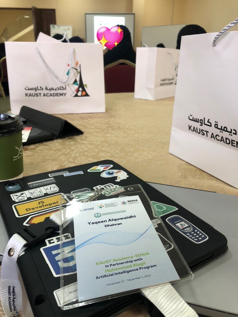 First day of KAUST's Introduction to Artificial Intelligence Bootcamp🤖✨