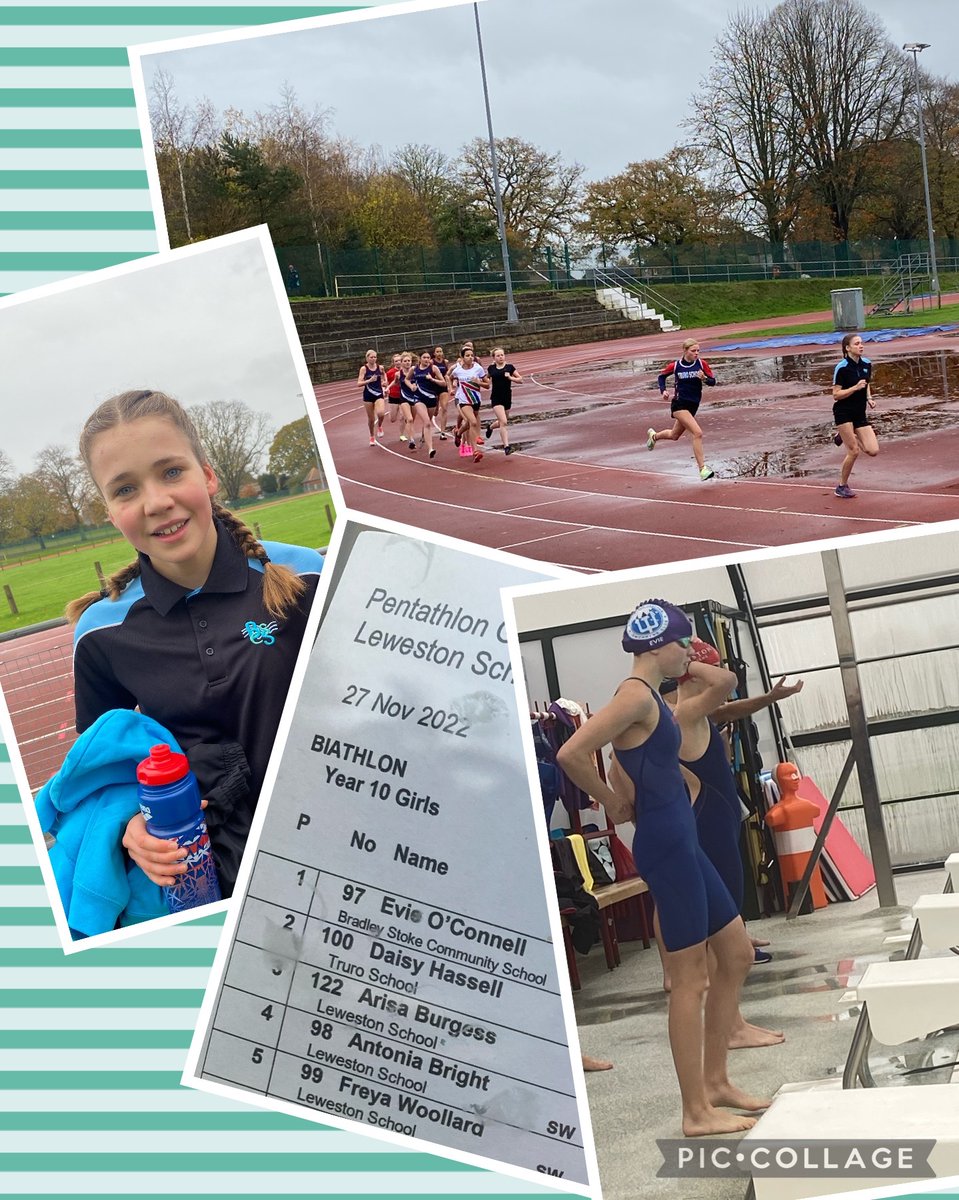 Well done Evie O on representing <a href="/bradleystokecs/">Bradley Stoke CS</a> at the @PentathlonGB Leweston School Biathlon Qualifier. Finishing 1st in the girls Year 10 age category, with fantastic 1600m run, bagging a shiny new PB! Hoping it’s enough to qualify for the national finals in March 23!