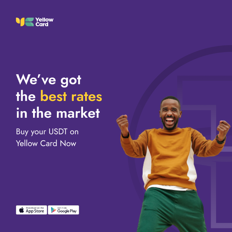 yellowcard_app's tweet photo. ⁉️Heard about Yellowcard?

✅It's the best crypto trading app for beginner and expert crypto traders!

🤑Yellowcard helps you get more money for your USDT by giving you the best Buy/Sell rates on the market 💰

❤️Now you are getting more money every time you sell crypto ❤️