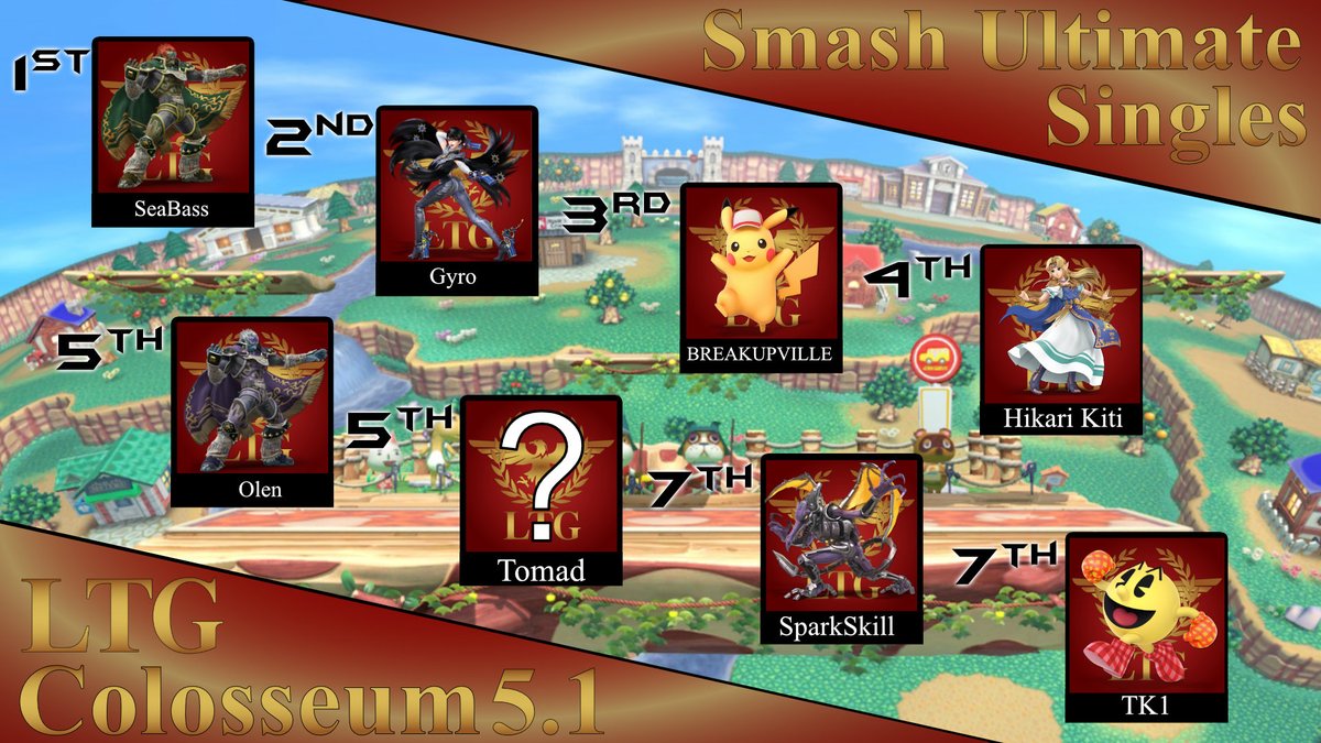 Congratulations to last night's top 8! We had a blast last night, and we are excited to be back! 

1. <a href="/Smoked_SeaBass/">SeaBass</a> ($10)
2. <a href="/TheOfficalGyro/">Gyrooo 🌬</a> 
3. <a href="/BREAKUPVILLE/">mikael</a> 
4. <a href="/Hikari_Kiti/">Hikari Kiti</a> 
5. <a href="/LTG_Olen/">olen</a> 
5. Tomad
7. SparkSkill
@NevinTheGreat0