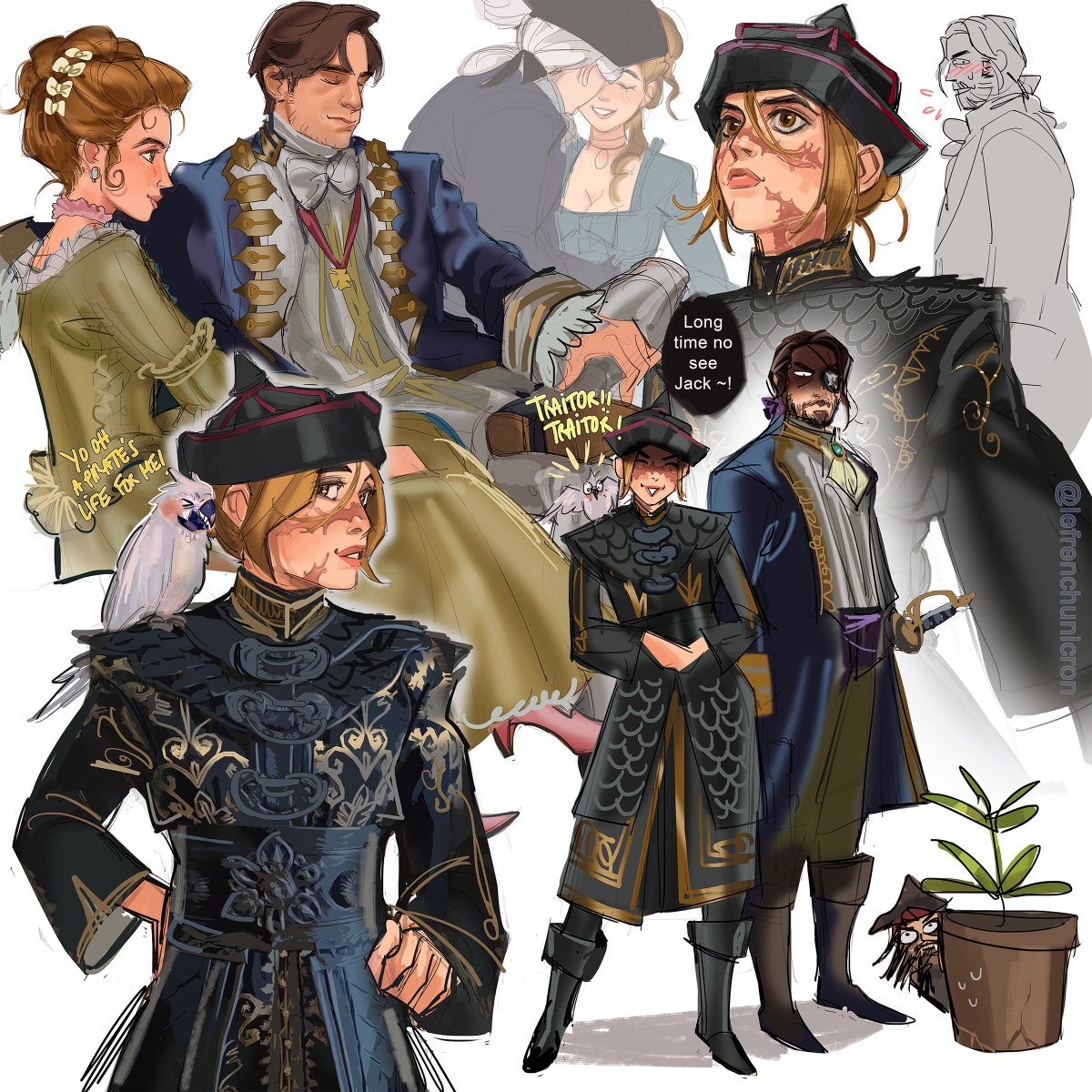 LeFrenchUnicorn's tweet photo. Pirate King🦜🏴‍☠️ https://t.co/odM8lIxmgx