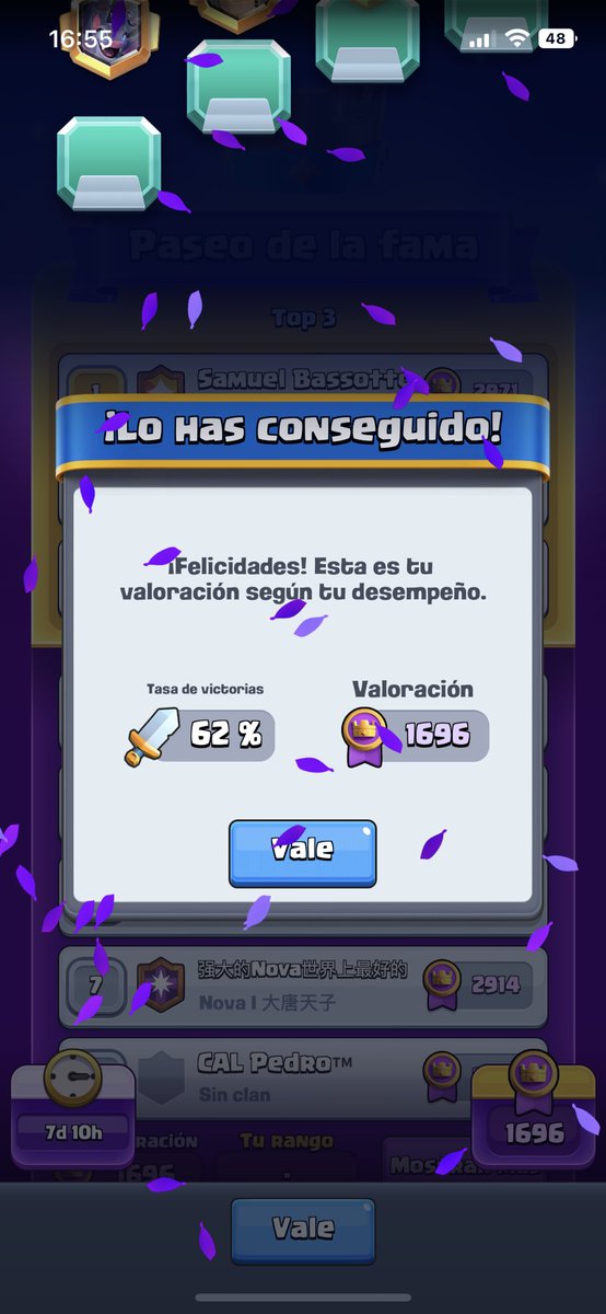 Se llegó con cartas nivel 13. 🎊
