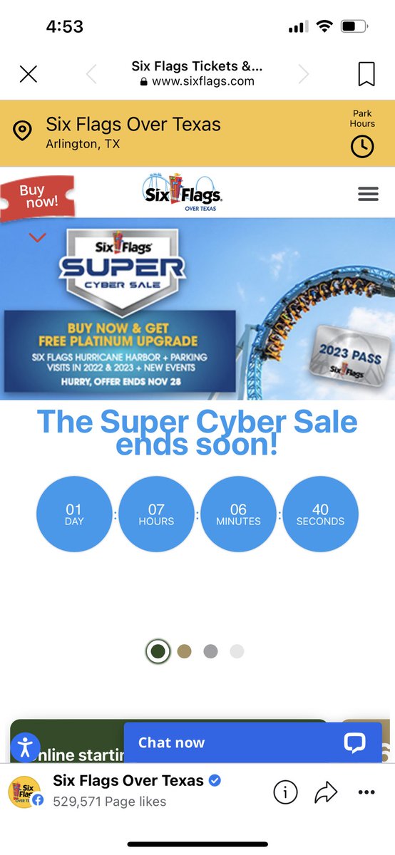 $SIX CEO <a href="/SelimBassoul/">Selim Bassoul</a>: we won’t be doing discounting anymore. We’re Target not WalMart. Also <a href="/sixflags/">Six Flags</a> CEO: