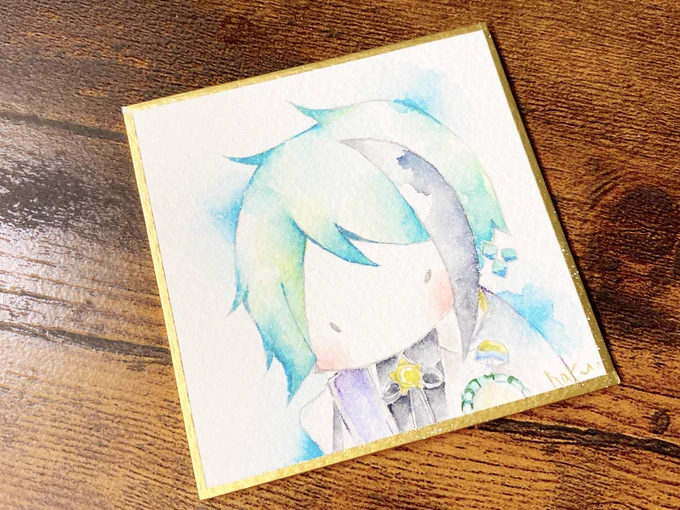 色紙出来ましたおめかし ジェイド 