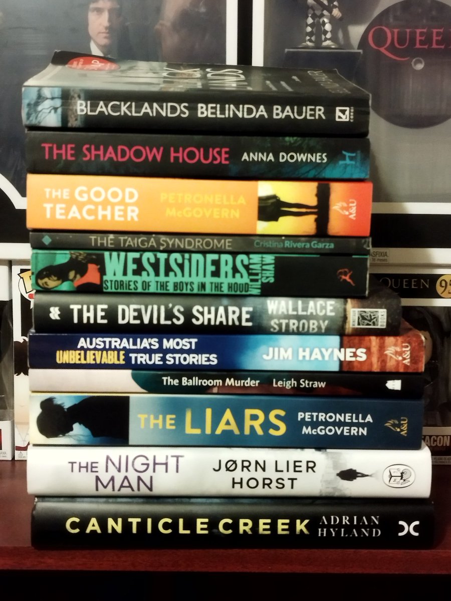 This week's additions to the tbr pile. Ft #BelindaBauer @WhatAnnaWrote @PetronellaMcGov @AllenAndUnwin @criveragarza @william1shaw @wallacestroby #JimHaynes @leighstraw @LierHorst #AdrianHyland @OrendaBooks