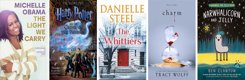 Wilmlibrary's tweet photo. This week the Wilmington Memorial Library has 97 new books.  New items include The Light We Carry. https://t.co/YiahwFJop6 https://t.co/c4QPKuyyjd