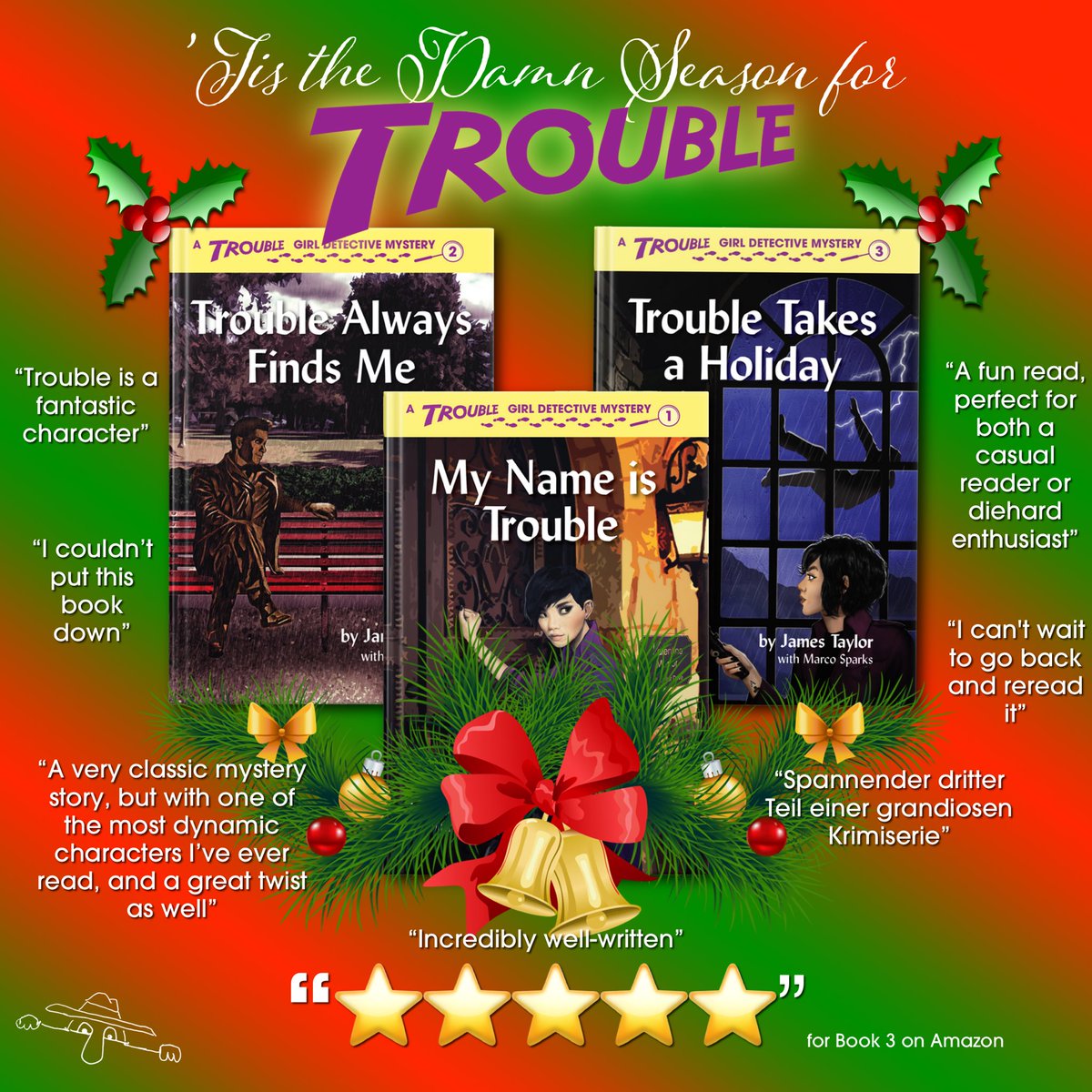Give the gift of Trouble this holiday season 🕵🏻‍♀️🕵🏻‍♀️