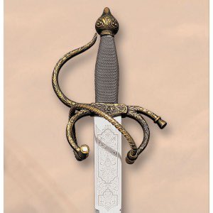 I think I’ve discovered the randomest piece of trivia today.

I think that <a href="/jennaortega/">marie</a> is wielding Cid’s (a historical knight and warlord of medieval Spain’s history) Colada sword in “Wednesday”… how can I confirm this?

Can’t find any of the directors here to ask them…