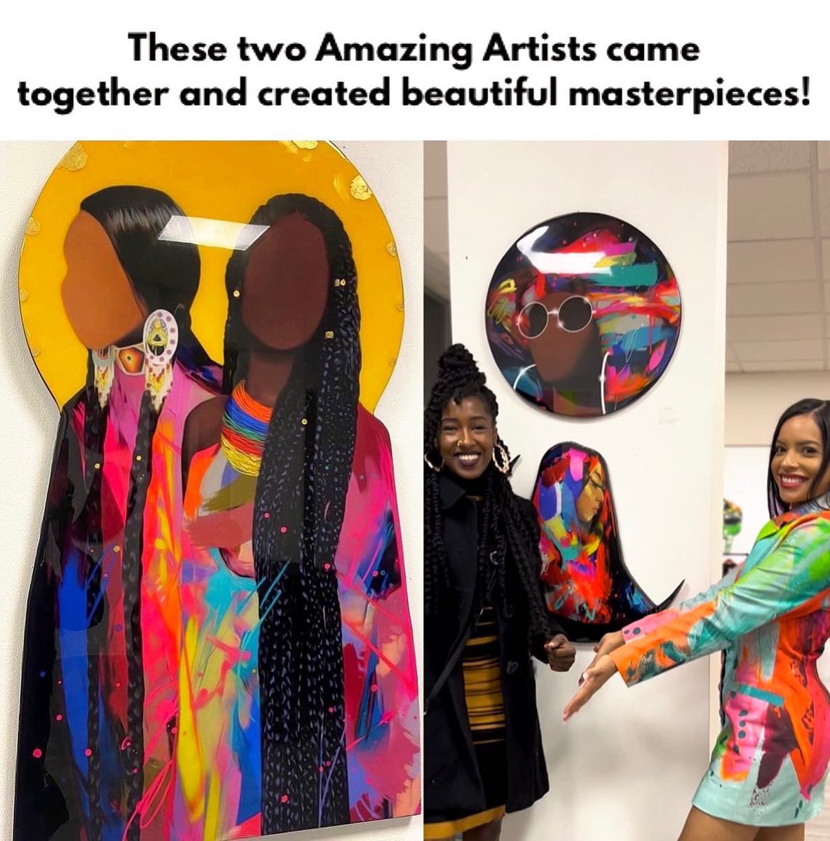 We did that!!!🥳🙌THANK YOU <a href="/TyraPowers14/">Anne</a> for this beautiful collab! Our mini collection is titled “People of The Sun” celebrating melanated femininity through Fine Art🎨🙏🏽🔥🤎These will be available as prints in a few different background colors!Comment which colors you suggest!