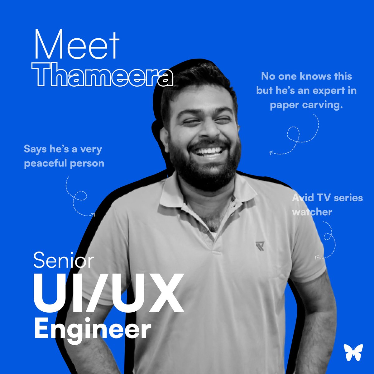 LAYOUTindex's tweet photo. Thamira is a very meticulous person when it comes to his work. At the office he usally keeps to himself which makes you think that he is a very calm and quiet person. But....if you catch him at a concert you might change your attitude about him.
#layoutindex #workculture #uiux https://t.co/PbIA2Vdp8D