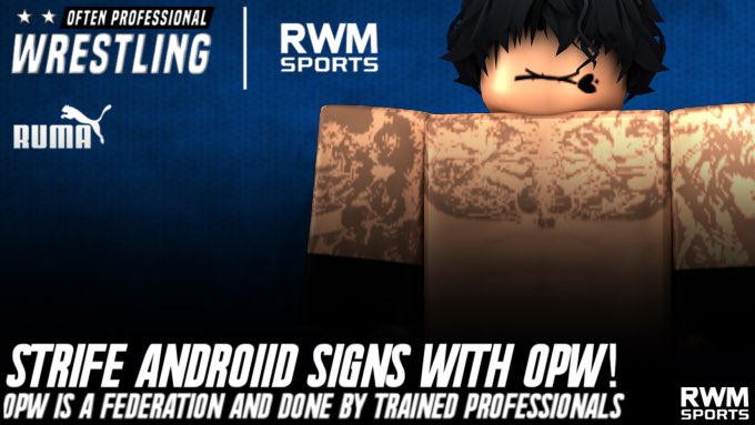 OPWWrestling's tweet photo. OPW’s Signee Wave 1
OPW Signs The Following Superstars and Will show their talent tomorrow at Catalyst Live.
#Sesaro
#DaniaBella
#StrifeAndroid
#DWPunk https://t.co/FuEO8Wv0Rs