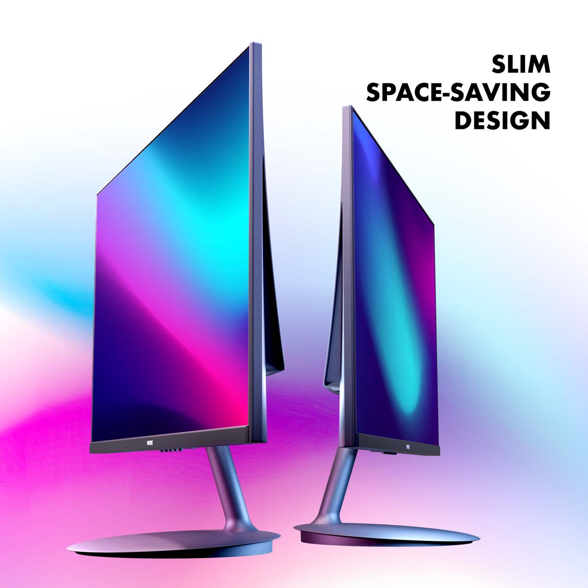 Save BIG on the GFV24CB! Modern, minimalist build with 3-sided borderless frame for a space-saving design that looks great in any setting.  bit.ly/3GACVQw