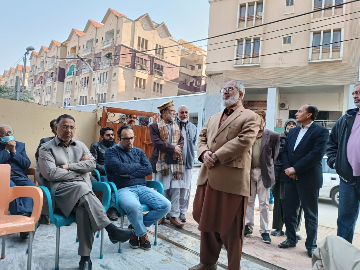 DHA2Khidmat's tweet photo. Jeet Kaa Nishan Tarazoo. 
Alhamdulillah DHA 2 Khidmat Group held a massive gathering of its supporters and voters on the occasion of the opening of its election office at Punjab Cash &amp; Carry near gate 2 of DHA phase 2 for local body elections to be held on 31 Dec 22 InshaaAllah. https://t.co/KrMJz7bSez