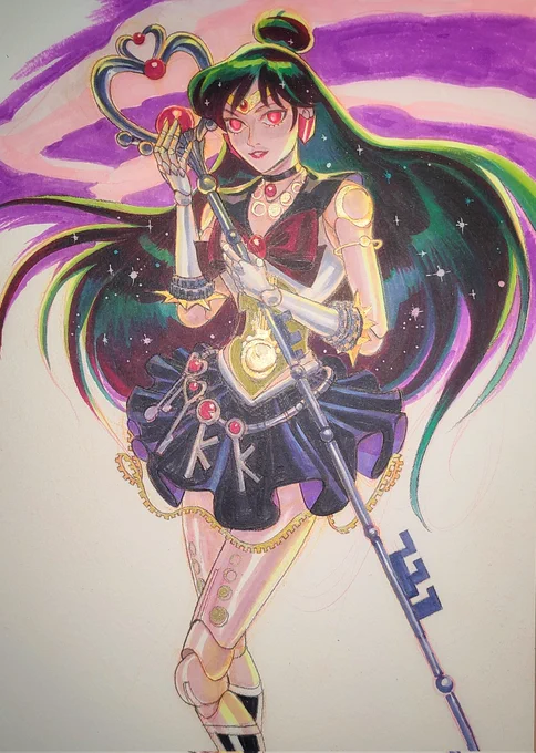 Sailor Pluto.  #sailormoon #fanart #ArtCommission  