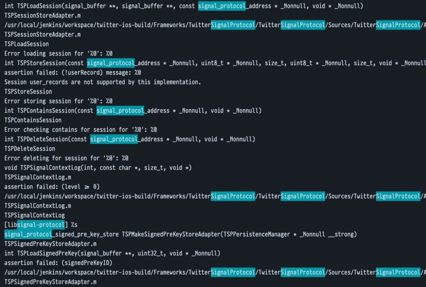 Market247_io's tweet photo. Signal Protocol will be integrated into @Twitter.

A snapshot of the Twitter iOS app's code that displays the Signal Protocol reference code was published by tech blogger @wongmjane.
🔖 Read more: https://t.co/wafEXhL1n2

#market247 #SignalProtocol #PiNetwork https://t.co/PbPOxrOcYR