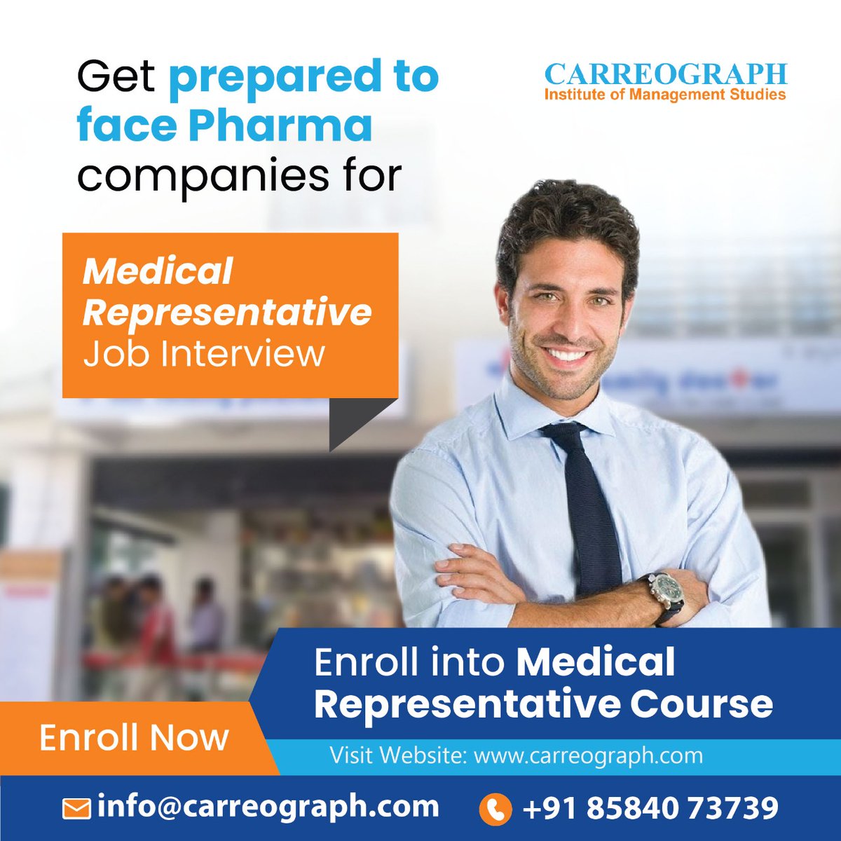 carreograph's tweet photo. Get prepared to face Pharma companies for Medical Representative Job Interview
Call - +918584073739
info@carreograph.com
#pharma #pharmacy #medicine #healthcare #health #medical #pharmacology #pharmaceuticals #pharmaceutical #science #pharmacists #medicalaffairs #clinicaltrials https://t.co/gDdy54g9k8