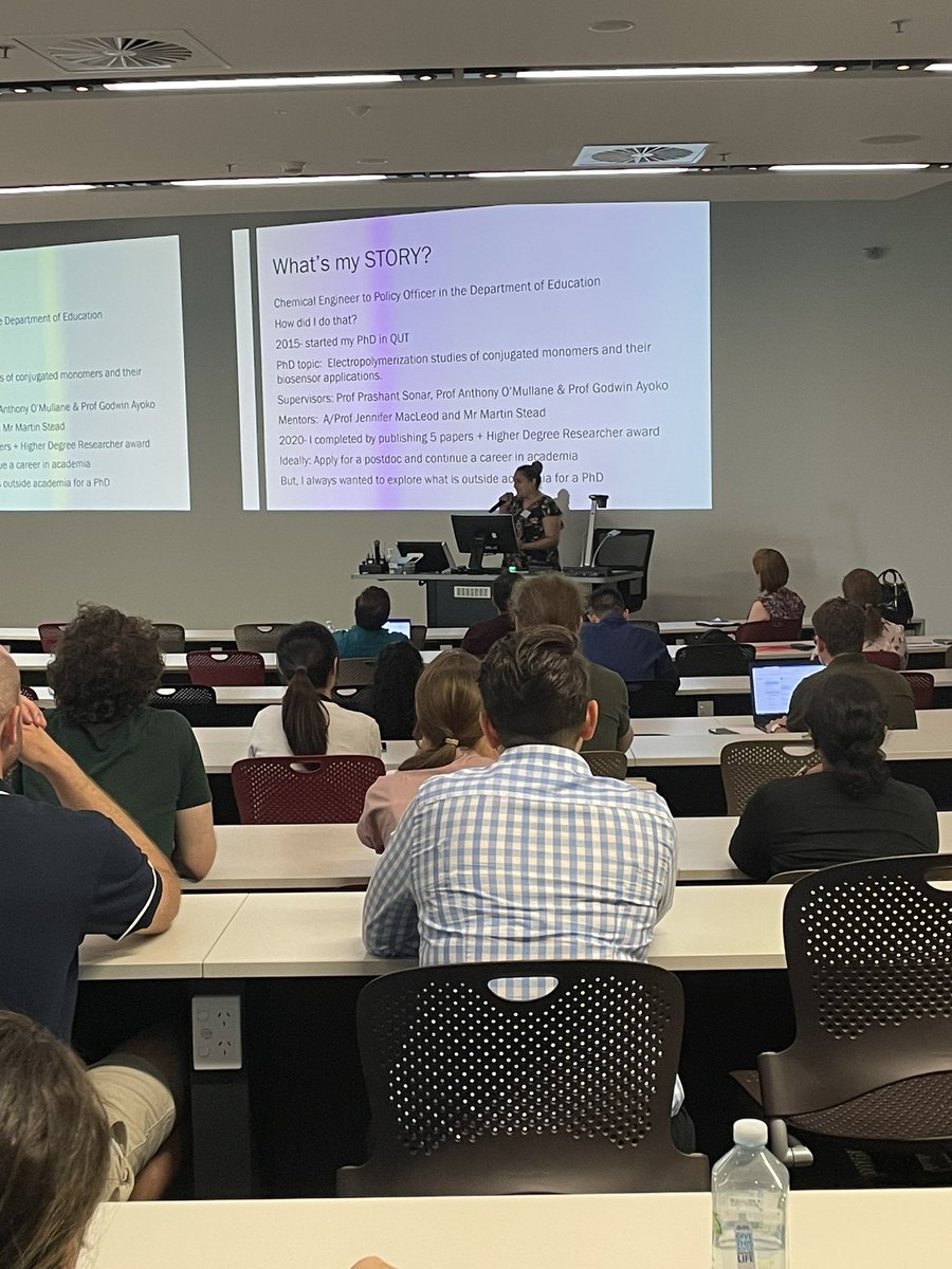 So great listening to the journeys, experiences and research of speakers Dr Harikrishnan Magarabooshanam, <a href="/DrSupre/">de d</a> and Dr Jawahar Nerkar. Thank you for joining us today at our Future Materials Symposium! #QUTmaterials #qutresearch #futurematerials