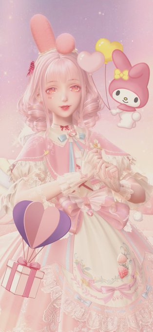 シャイニキのサンリオコラボ可愛い…(髪飾りとかは別パーツに変えてる)
メイク超いい……🥰💕💕💕 