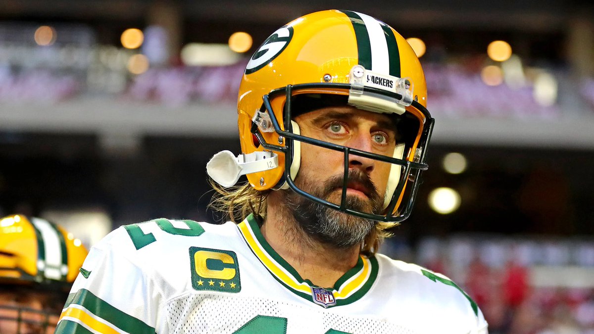 NFCNorthNewss's tweet photo. #Packers QB Aaron Rodgers (Torn Penis) will not return vs the #Eagles😬 https://t.co/nhzIQdMbtO