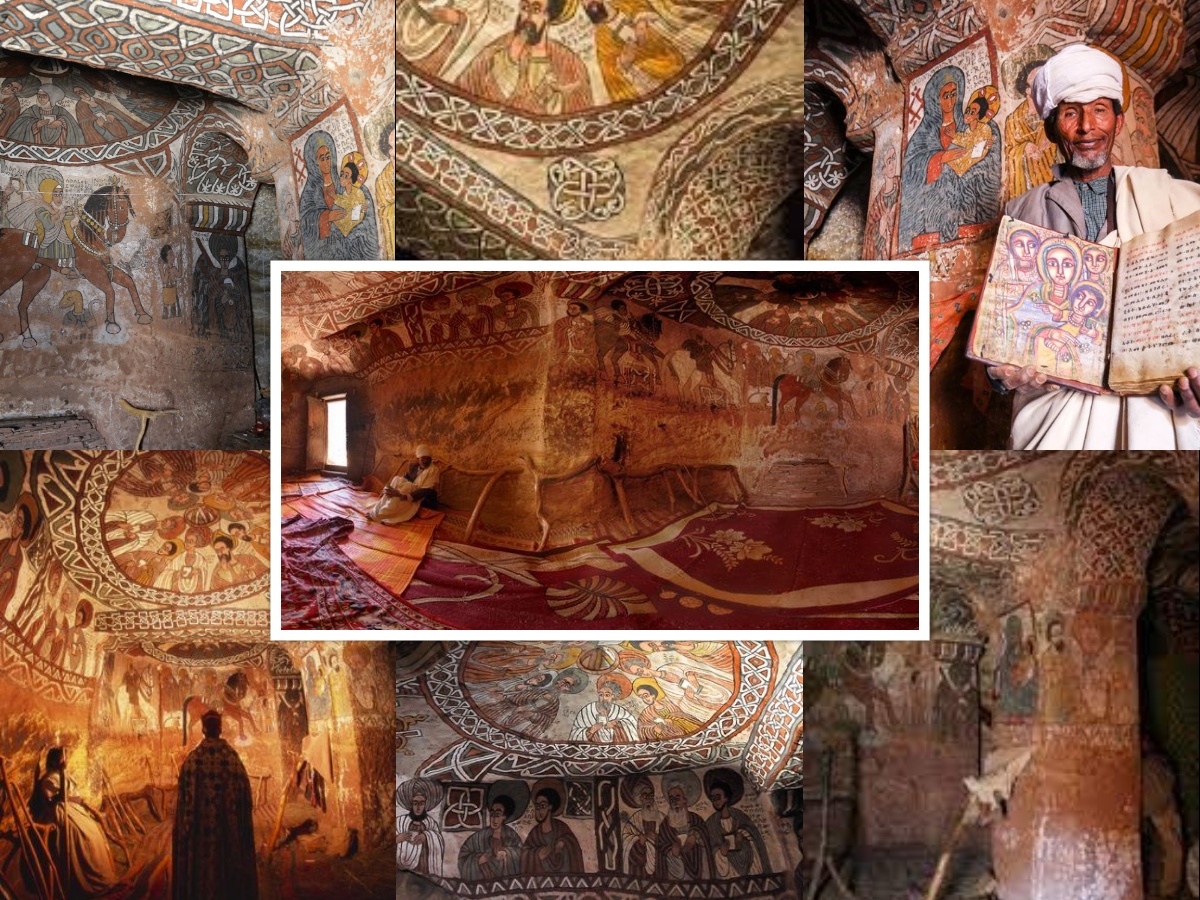 MC_Floh's tweet photo. @twitandrewking The world’s most perilous #Church:
"#Abuna #Yemata #Guh"
Features:
• one of 35-odd rock-hewn churches
• reached by a steep & hazardous ascent with hand & footholds in the rock
• notable for its dome & wall paintings
Date: 5th c.
Heigth: 2,580 m
#monolithic #Ethiopia https://t.co/vC76UBDd54