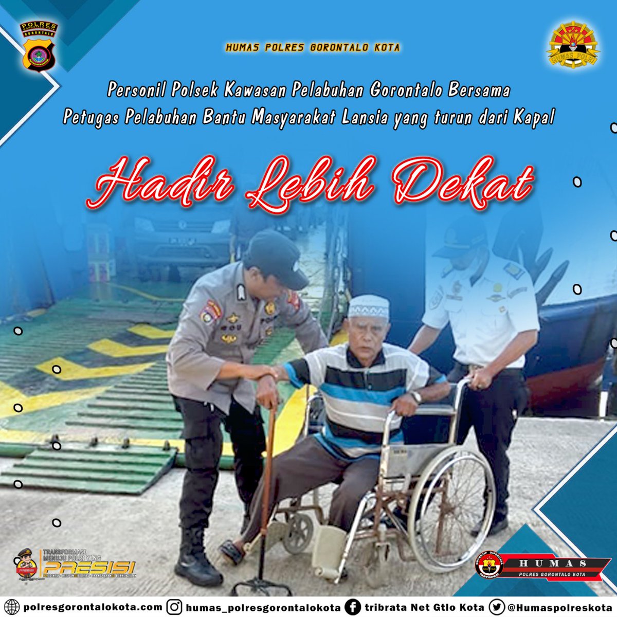 Hadir Lebih Dekat Dengan Masyarakat

#kapolresgorontalokota 
#polresgorontalokota 
#humaspolresgorontalokota #divisihumaspolri
#polripresisi 
<a href="/Kapolresgtokota/">aaaaaaa</a> 
<a href="/DivHumas_Polri/">Humas Polri</a> 
<a href="/indo_pol/">polisi_indonesia</a>