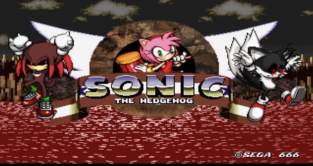 sally_exe20's tweet photo. Amy,Tails.exe,And Knuckles.exe https://t.co/vFyTe7FmAg