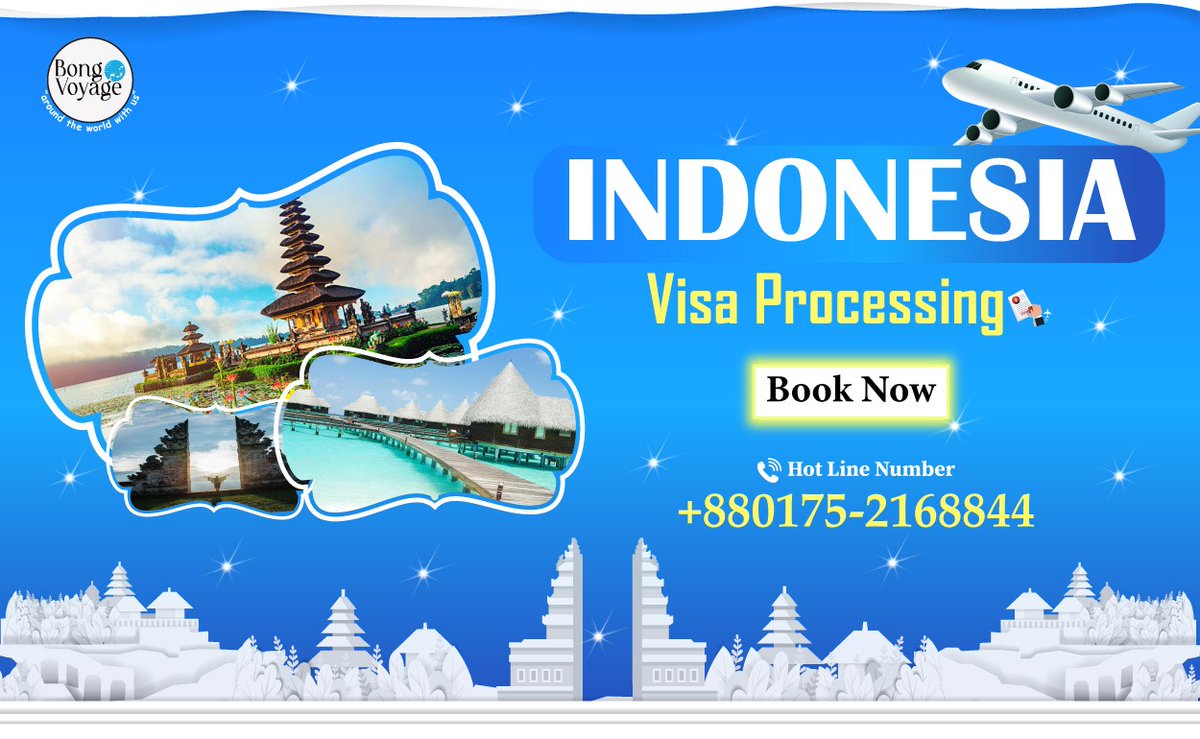 BongTourism's tweet photo. LET'S TRAVEL TO INDONESIA
#Indonesia_visa_processing
#Visa_Processing
#Domestic_and_International_Air_Tickets
#Corporate_tour_packages https://t.co/XGflaFk9gw