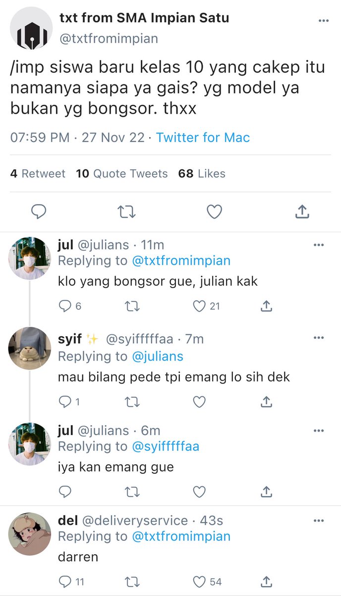  On Twitter O5 