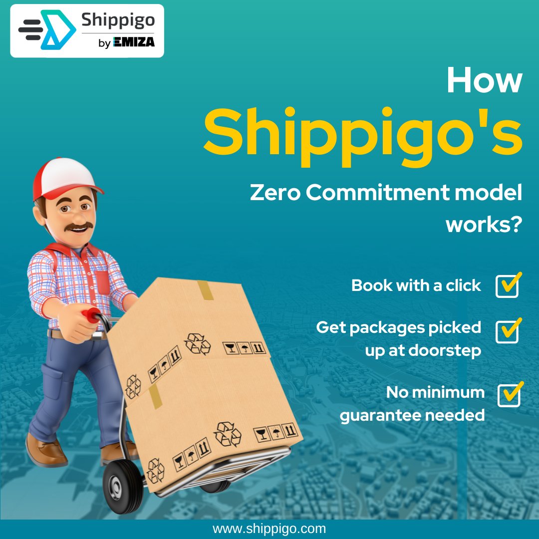 shippigo's tweet photo. With Shippigo's Zero commitment model, Stop paying minimum guarantee or any extra fee for your last-mile delivery. Book now Link in bio!

#shippingsimplified #shipping #Shippigo #bestdeliveryservice #lastmiledelivery  #NationWideDelivery #delivery #ShippingServices #emiza #D2C https://t.co/zFy7lnyziX