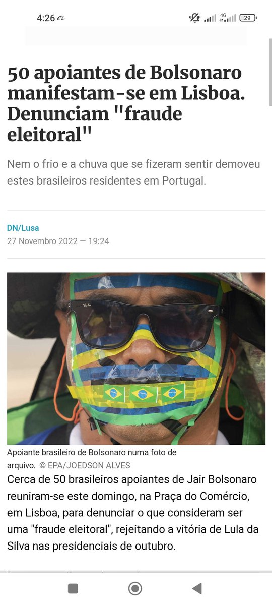 xandaquistao_'s tweet photo. Vamos continuar 💪🏾 Europa se manifestando também! Saiu no site de Portugal. Posse https://t.co/tB5AX0Nh5s