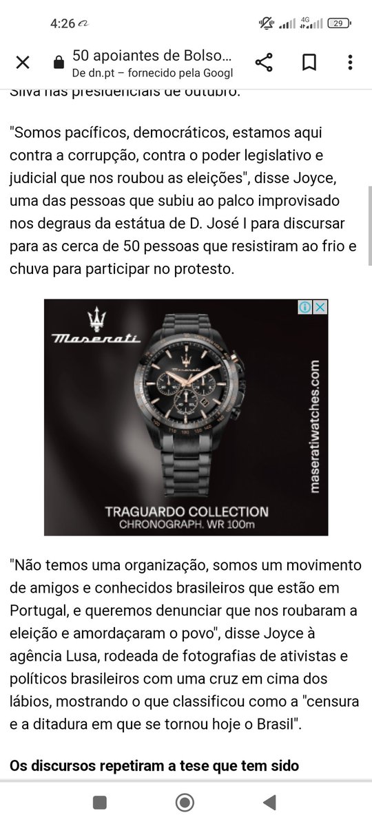 xandaquistao_'s tweet photo. Vamos continuar 💪🏾 Europa se manifestando também! Saiu no site de Portugal. Posse https://t.co/tB5AX0Nh5s