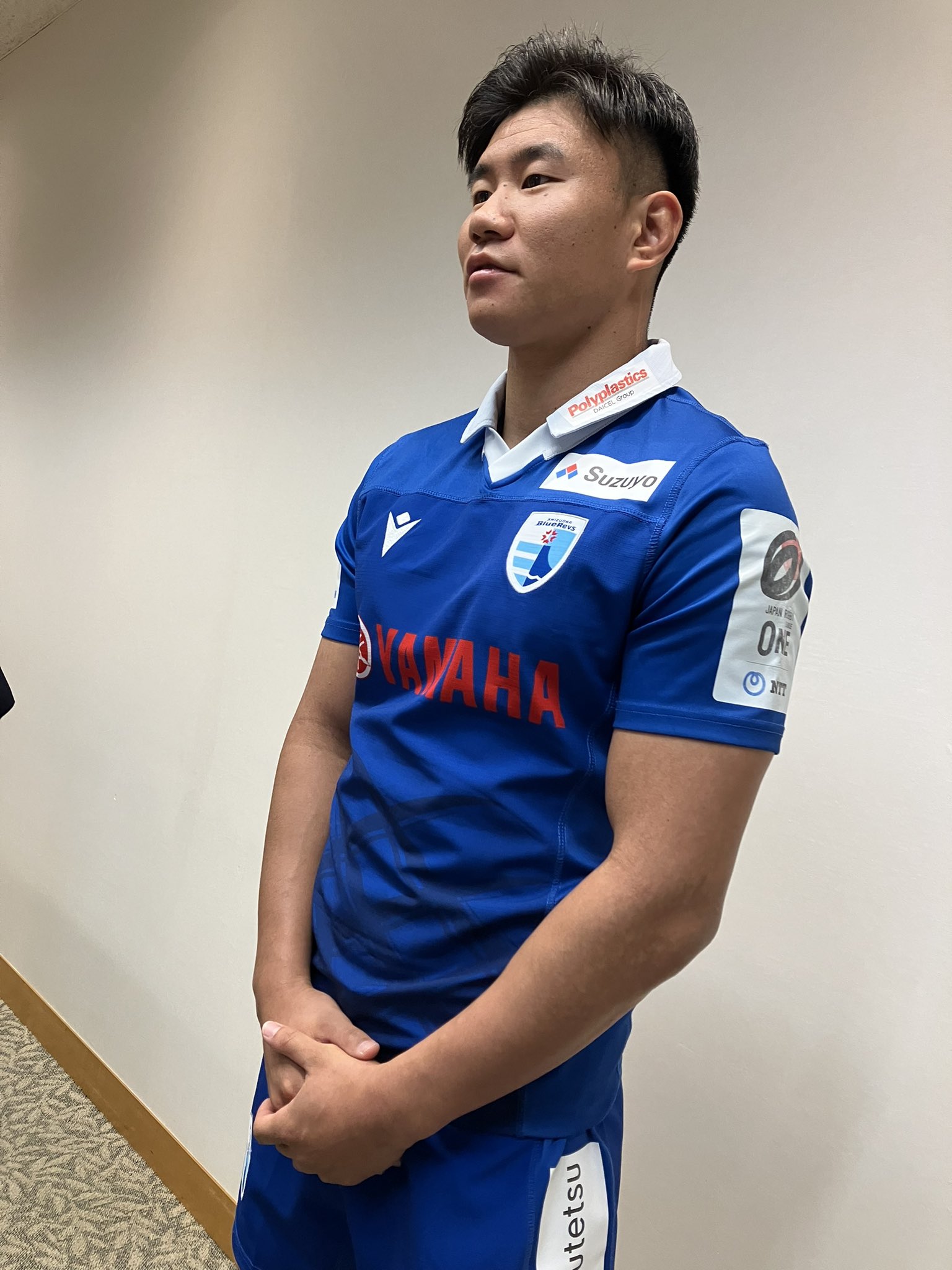 伏見工業ラグビー部のポロシャツ