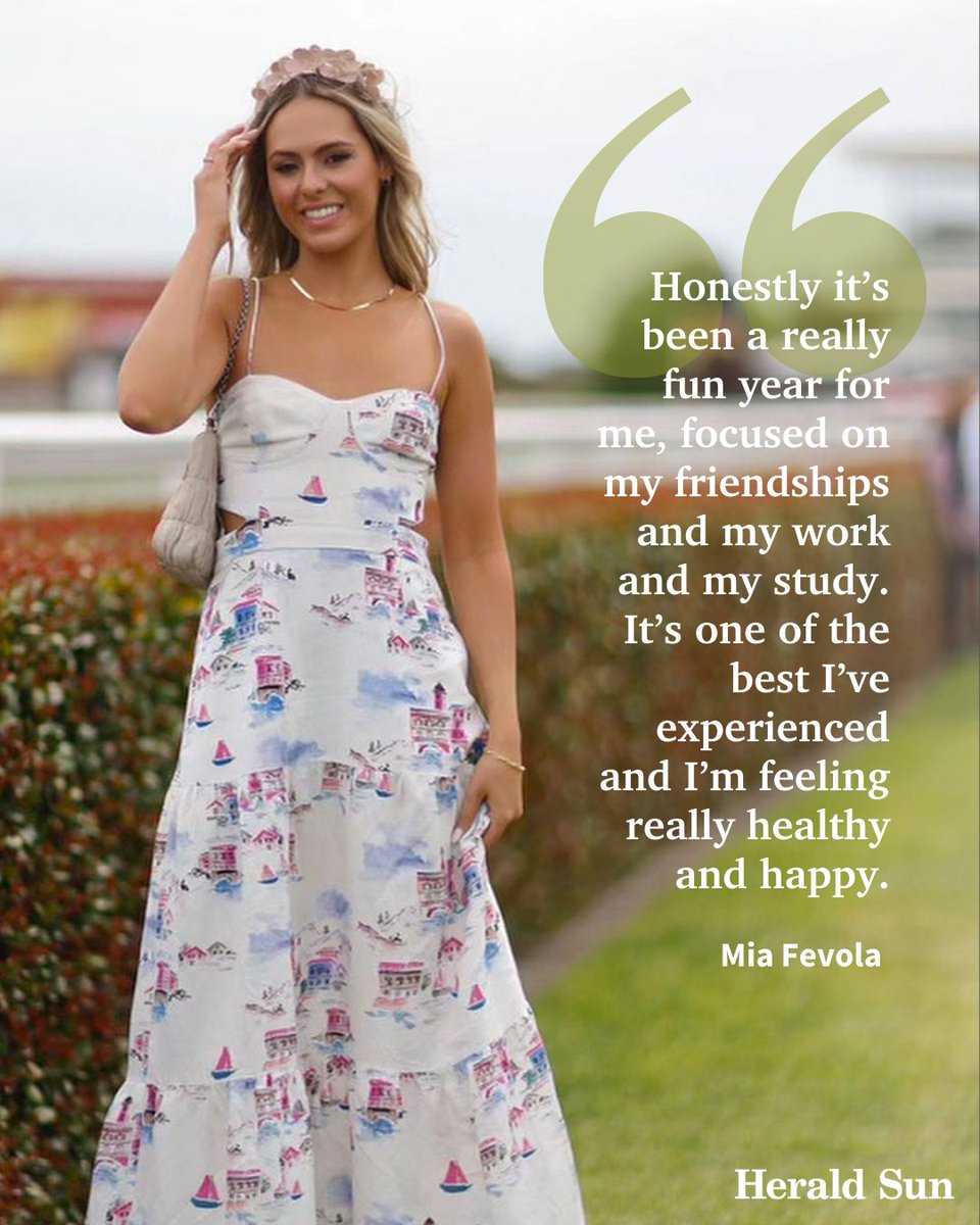 theheraldsun's tweet photo. Mia Fevola says she’s ready for summer as a single woman in Sorrento after a string of high-profile relationships > https://t.co/yPPo17XkZi https://t.co/biR9ZrKRRD