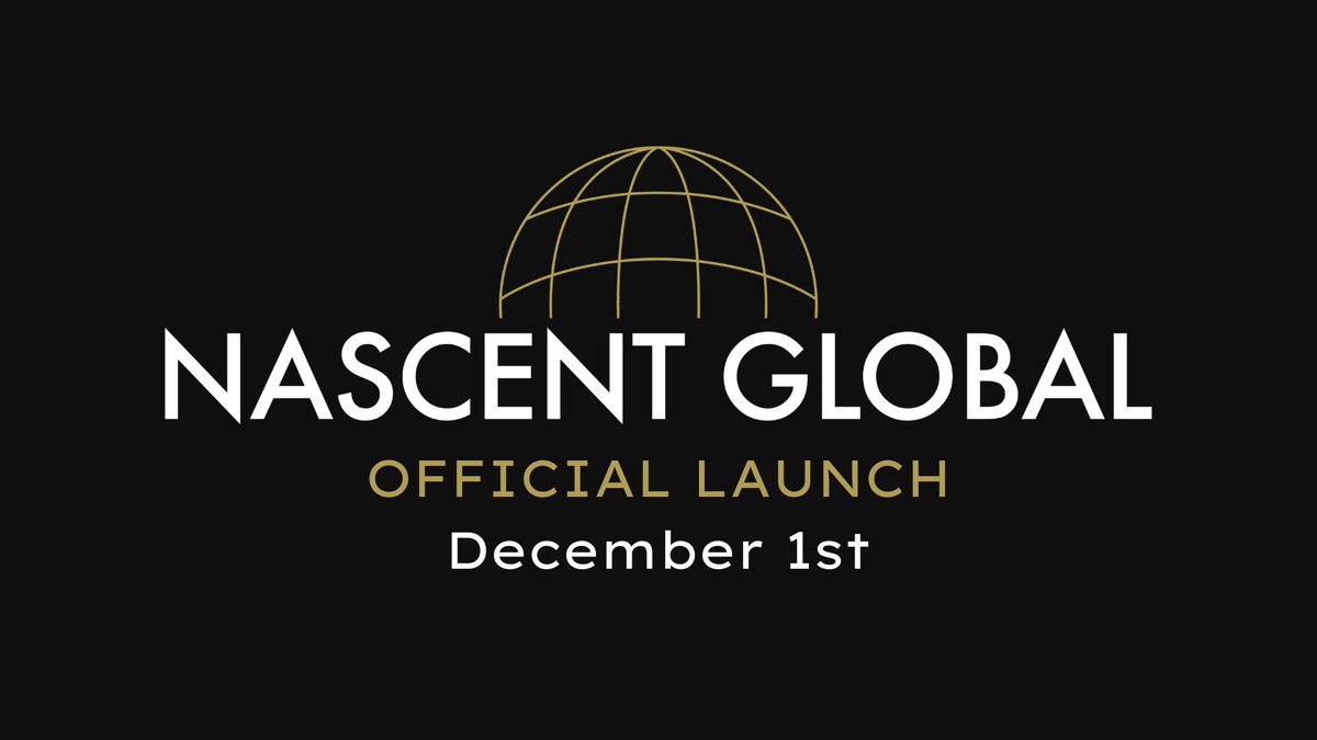 NascentGlobal's tweet image. / L A U N C H
/ A N N O U N C E M E N T

The Nascent Global membership program for the Nascent Collective will officially be going live on December 1st.

Please refer to our Discord for the official announcement and membership details.
