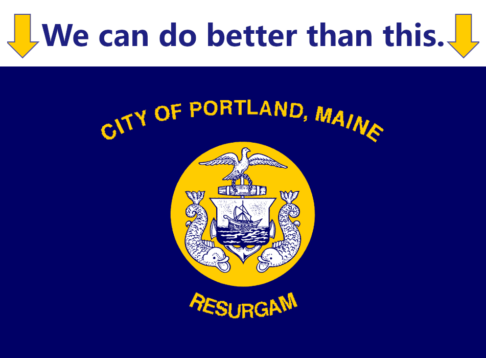 urbanlifesigns's tweet photo. The symbolism is both for Portland's safe seaport, but also the symbolism of a safe and secure port to ride out a storm in any era, including a pandemic. #CityFlagsTourney22 https://t.co/oM7owbsOwN