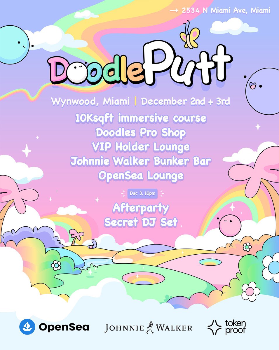 Conquant's tweet photo. I think I have the first available tee time for DoodlePutt, the 2nd at 12pm. 

keep an eye out for the dood decked out in nft merch and @FlameDoodle 👟’s from @pfpworld!!! (Dm if interested) 

Is it considered performance enhancement if I bring my own putter?

@doodles https://t.co/bEO2OcFt0i