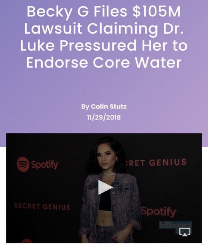 burbankbleacher's tweet photo. This coming Tuesday will mark 4 years Becky G filed her lawsuit against Dr. Luke, maybe stan Twitter can unite to get #MuteDrLuke trending then? #FreeKesha #FreeBeckyG #FreeDoja https://t.co/ETQVmE5Cja