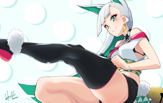 #いいニーハイの日 
#何度でも見てほしいお気に入りを貼るタグ
ニーハイ、なんだよなぁ🤔✨ 