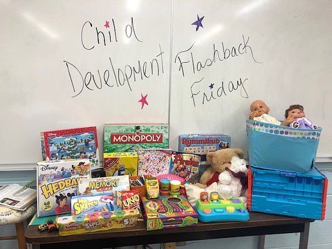 cardinalohara's tweet photo. Mrs. Commale’s Psych classes concluded the Child Development Unit with "Flashback Friday" Students brought in baby pictures of themselves, played childhood board games, completed puzzles, played Uno, played with Playdoh, colored and listened to favorite childhood TV theme songs! https://t.co/AdOzFbdmUO
