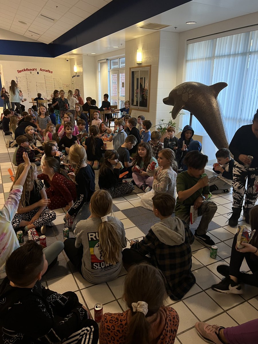 LinkhornParkES's tweet photo. The students at #LPES had the best time at the Turkey Trot Dance after school! Nothing beats seeing all these smiling faces & hearing the genuine #joy & #laughter! Our RRT @VBEstill single handedly puts together more than any one person I have ever seen! @vbschools @KScarbs https://t.co/PlJr4mYgzv