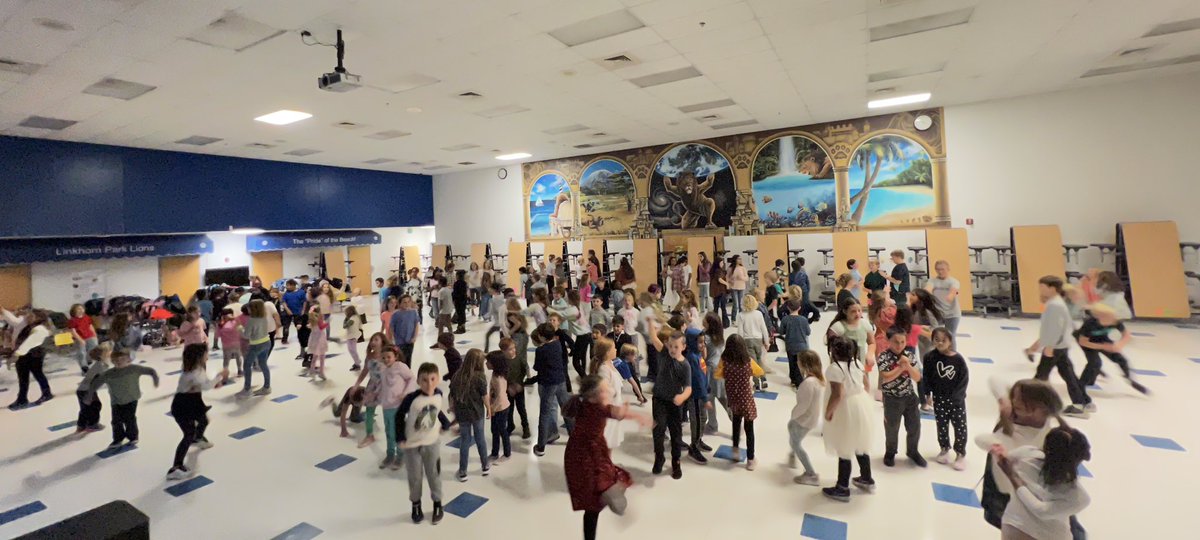 LinkhornParkES's tweet photo. The students at #LPES had the best time at the Turkey Trot Dance after school! Nothing beats seeing all these smiling faces & hearing the genuine #joy & #laughter! Our RRT @VBEstill single handedly puts together more than any one person I have ever seen! @vbschools @KScarbs https://t.co/PlJr4mYgzv